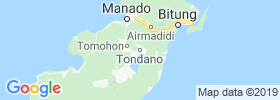 Tondano map